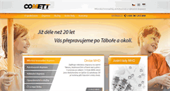 Desktop Screenshot of comettplus.cz